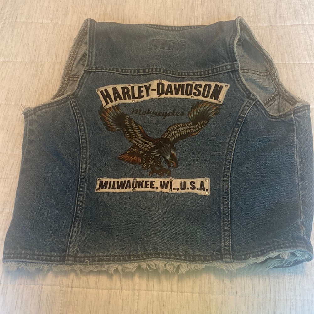 Women’s Harley Davidson Denim Vest